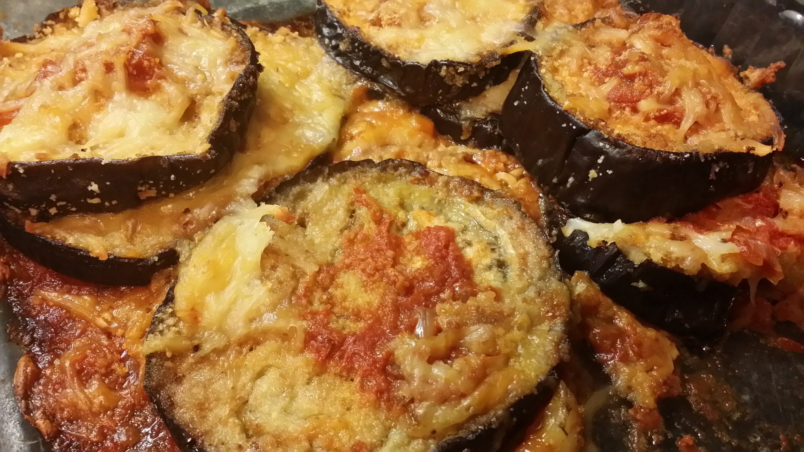 Oven Fried Eggplant Parmigiana - Kosher Cowboy