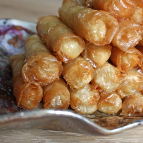 Moroccan Honey and Almond Cigars Photo by Sisterbakers