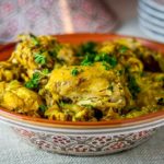 Moroccan Chicken with Parsley and Turmeric tagine purim