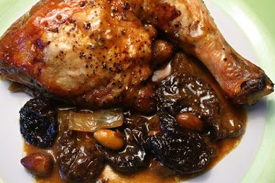 Chicken with Prunes and Almonds