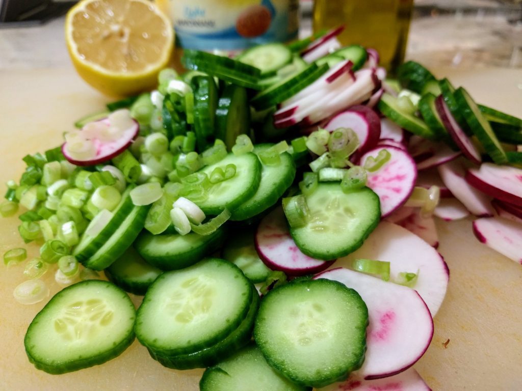 cucumber and radish salad