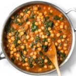 Curried Chickpeas and Spinach Finished by budgetbytes