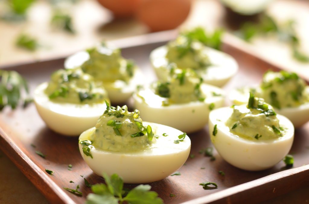 Avocado Deviled Eggs