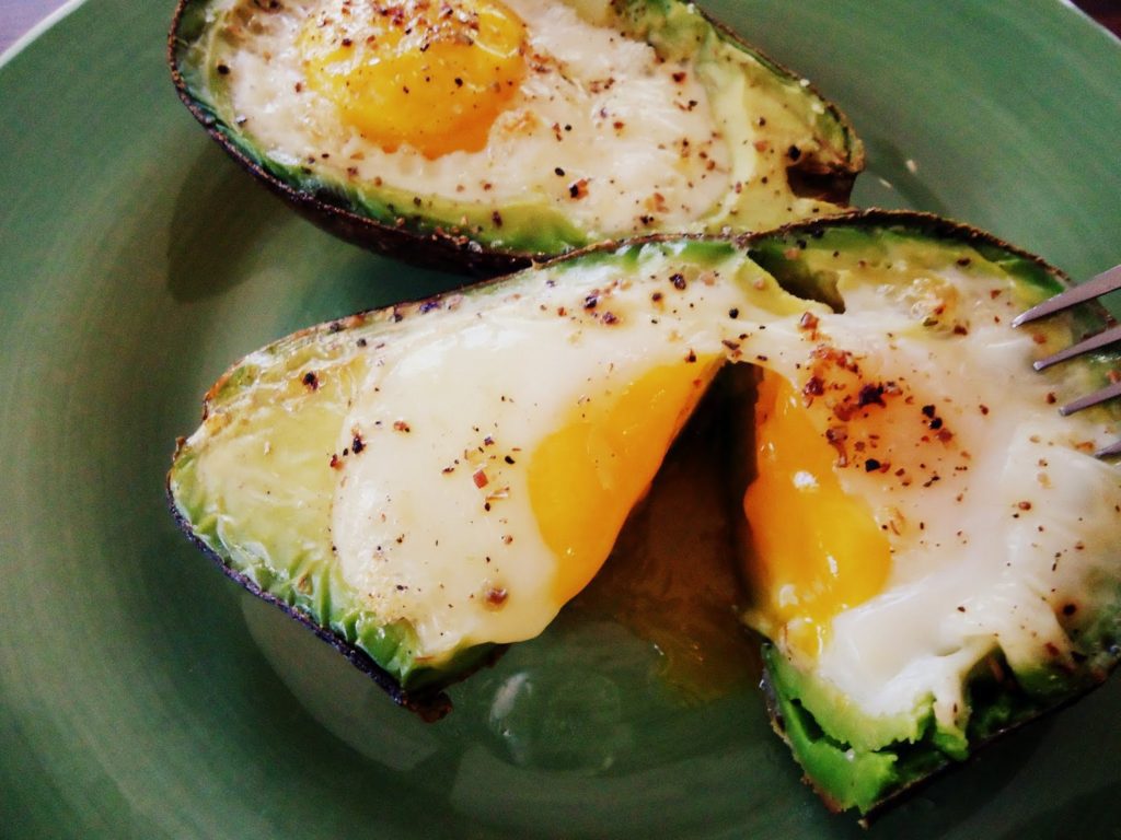 Baked Egg in Avocado Basket