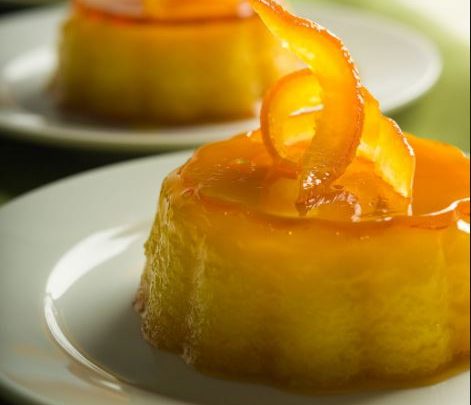 Nancys orange almond flan for Passover photo credit nyt cooking