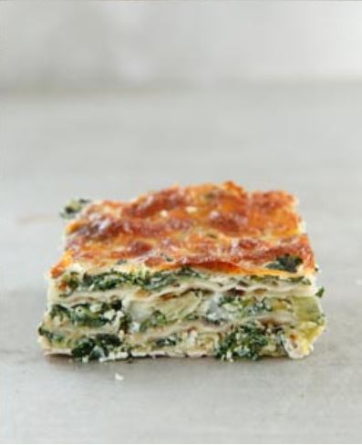 Spinach and Ricotta Matzah Lasagna