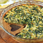 Crustless Spinach Quiche photo credit: Emily Bites