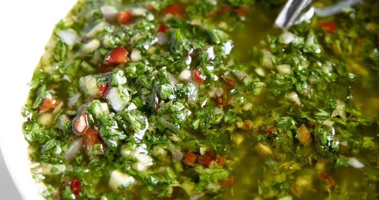 chimichurri photo by the forked spoon