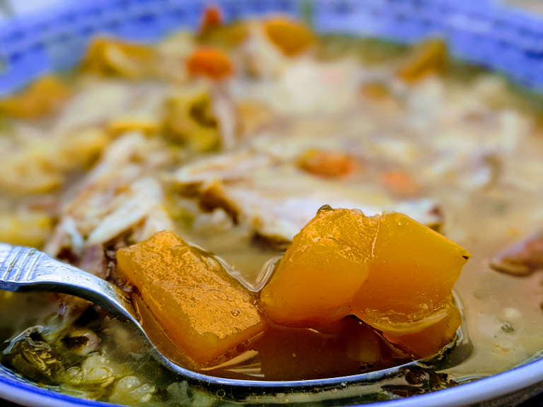 chicken and papaya soup