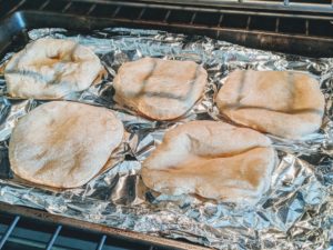 homemade pita bread