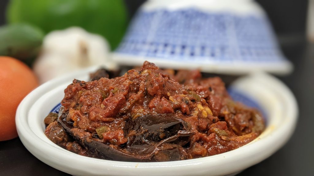 matbucha cooked tomato salade cuite