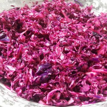 israeli red cabbage salad