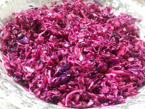 israeli red cabbage salad