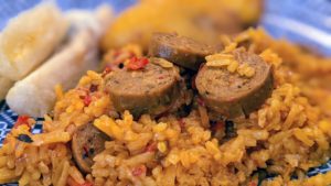 Arroz Con Salchichas