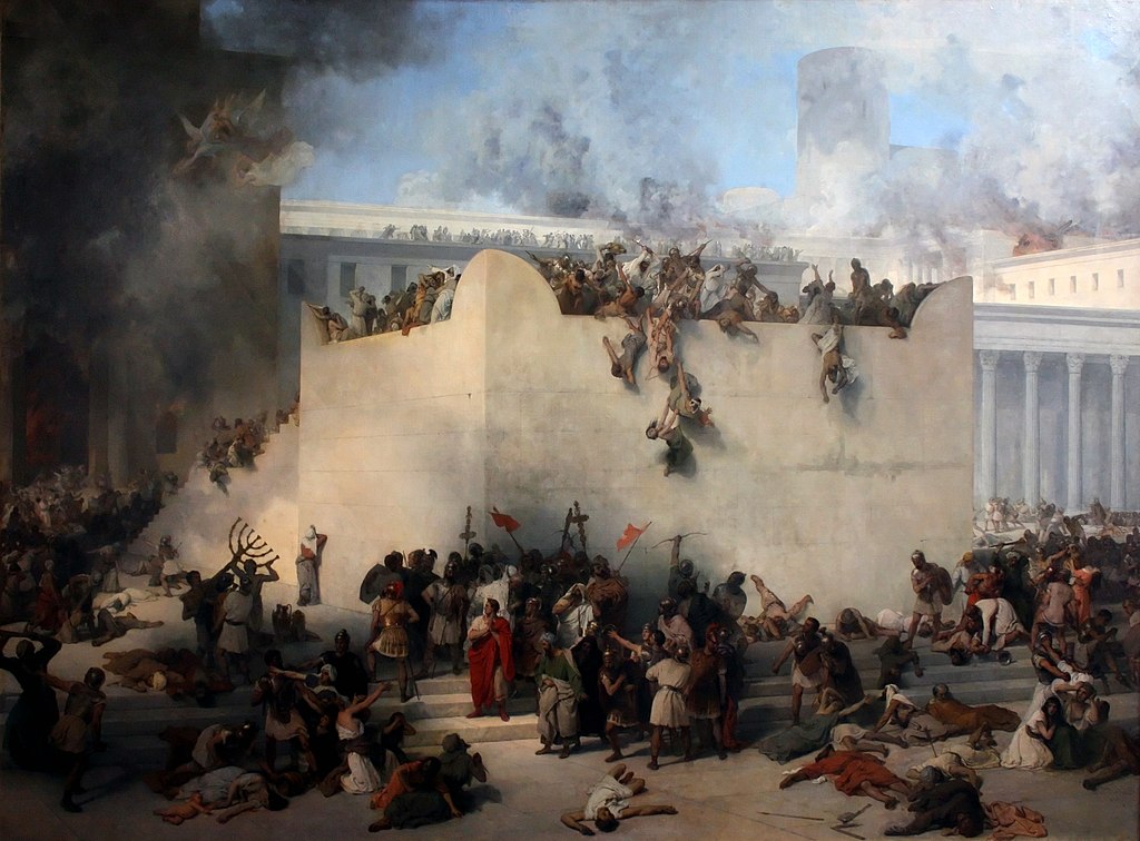 Destruction of the Temple by Francesco Hayez Tisha B'Av
