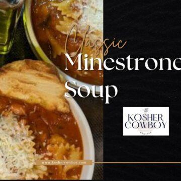 Classic Minestrone Soup by Kosher Cowboy