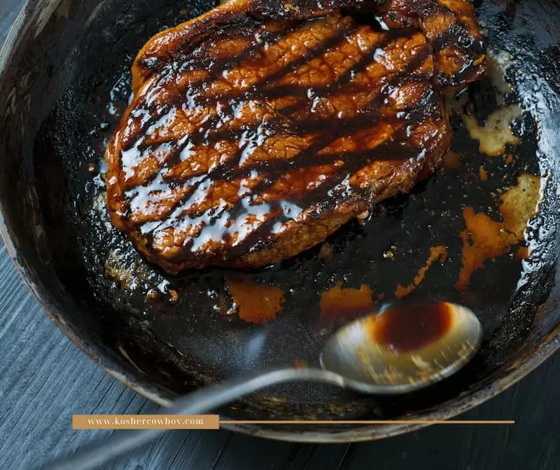 Best Kosher Steak basting