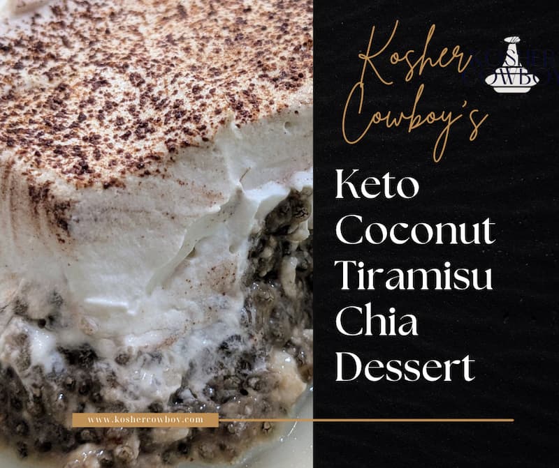 Keto Coconut Tiramisu Chia Dessert